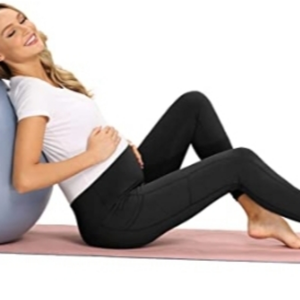 Ambush maternity pants black leggings large
